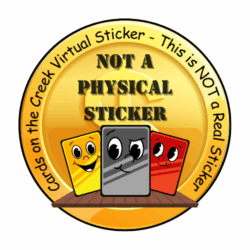 Cards on the Creek Virtual Sticker