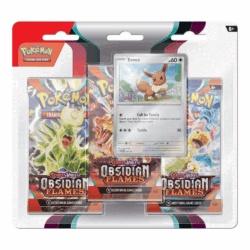 Obsidian Flames 3 Pack Blister [Eevee] - SV03: Obsidian Flames