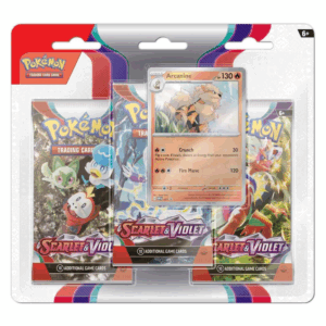 Scarlet & Violet 3 Pack Blister [Arcanine] - SV01: Scarlet & Violet Base Set